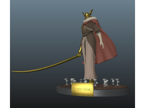 Elden Ring Malenia Blade of Miquella V2 Remake With Bonus 3D 打印模型