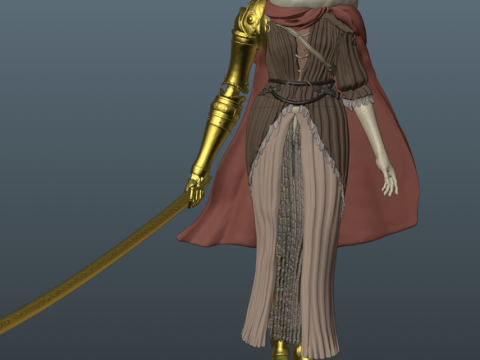 Elden Ring Malenia Blade of Miquella V2 Remake With Bonus 3D 打印模型