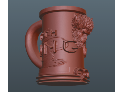Black Myth Wukong Bonus Wukong Mug 3D प्रिंट मॉडल