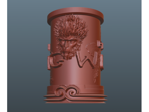 Black Myth Wukong Bonus Wukong Mug 3D प्रिंट मॉडल