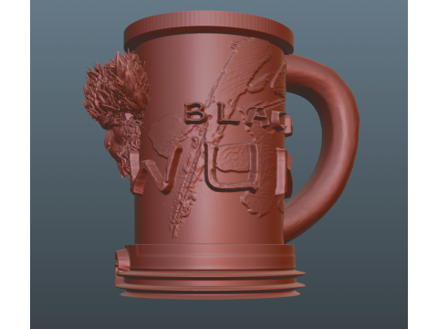 Black Myth Wukong Bonus Wukong Mug 3D प्रिंट मॉडल