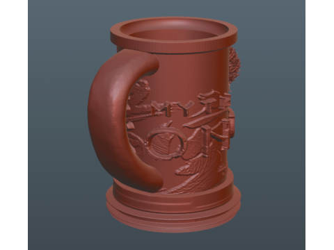 Black Myth Wukong Bonus Wukong Mug 3D प्रिंट मॉडल