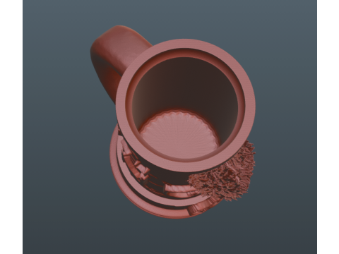 Black Myth Wukong Bonus Wukong Mug 3D प्रिंट मॉडल