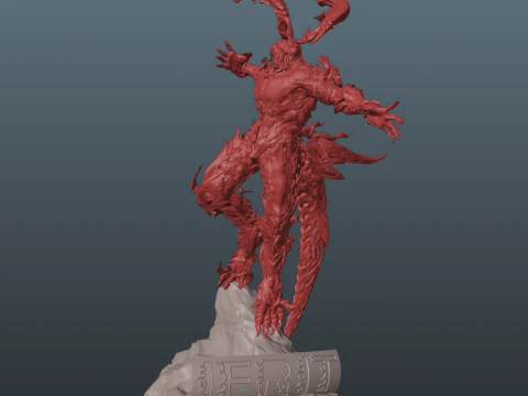 Final Fantasy XVI Ifrit vs Phoenix Diorama Two versions 3D Print Model