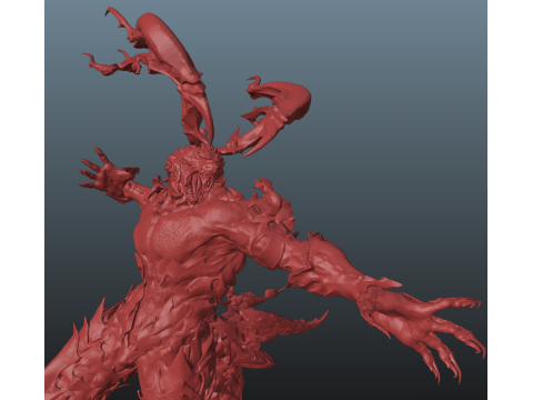 Final Fantasy XVI Ifrit vs Phoenix Diorama Two versions 3D-printmodel