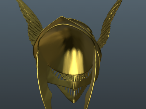 Malenia Helmet with Prosthetic and Katana 3D Baskı Modeli