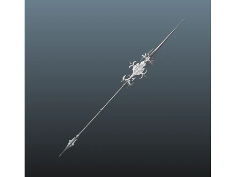 Final Fantasy XVI Knight of the Blinding Dawn a bonus spear 3D Print Model