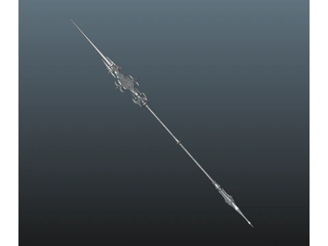 Final Fantasy XVI Knight of the Blinding Dawn a bonus spear 3D Print Model