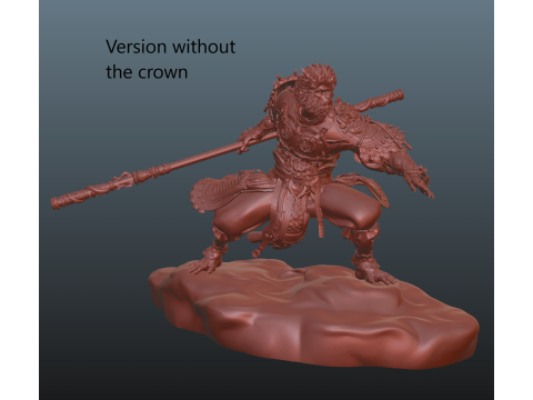 Black Myth Wukong cloud Bonus Wukong Staff and Mug 3Dプリントモデル