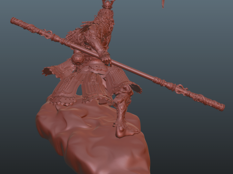 Black Myth Wukong cloud Bonus Wukong Staff and Mug 3Dプリントモデル