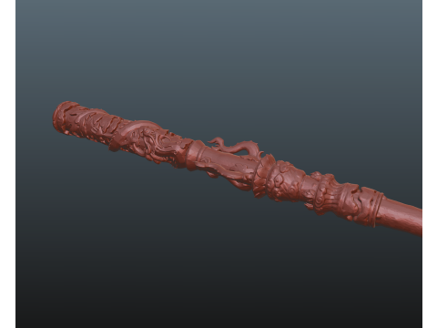 Black Myth Wukong cloud Bonus Wukong Staff and Mug 3Dプリントモデル