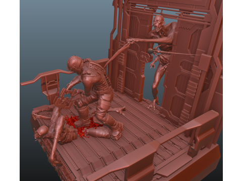Dead Space Welcome to Ishimura 3D प्रिंट मॉडल