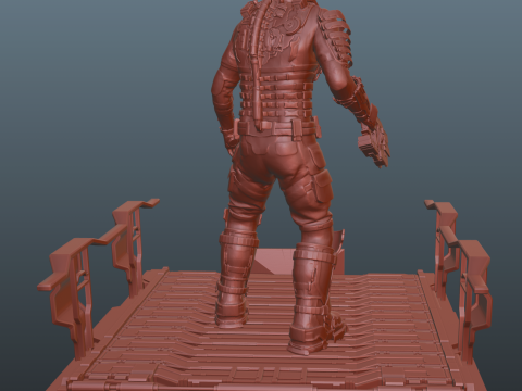 Dead Space Pose 1 3Dプリントモデル