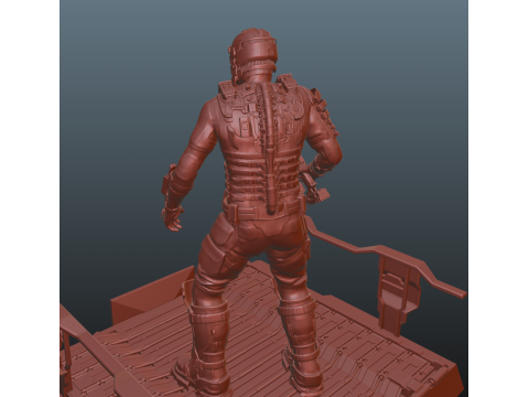 Dead Space Pose 1 3Dプリントモデル