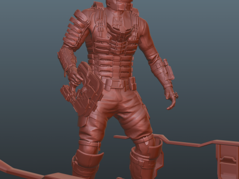 Dead Space Pose 1 3Dプリントモデル
