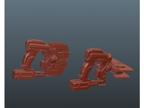 Dead Space Pose 1 3Dプリントモデル