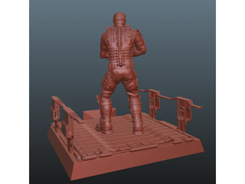 Dead Space Pose 2 3D Print Model