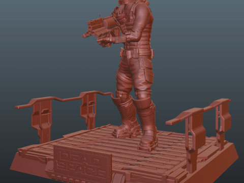 Dead Space Pose 2 3Dプリントモデル
