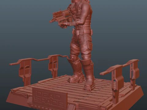 Dead Space Pose 2 3D Print Model