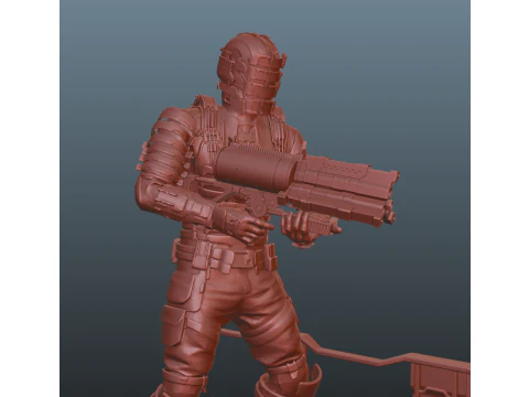 Dead Space Pose 2 3D Print Model