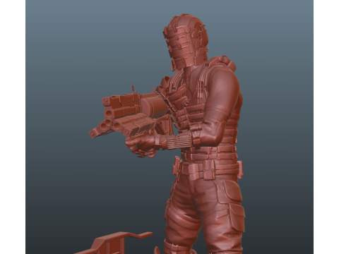 Dead Space Pose 2 3Dプリントモデル