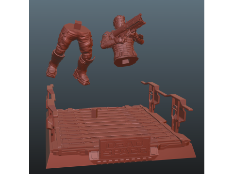 Dead Space Pose 2 3Dプリントモデル