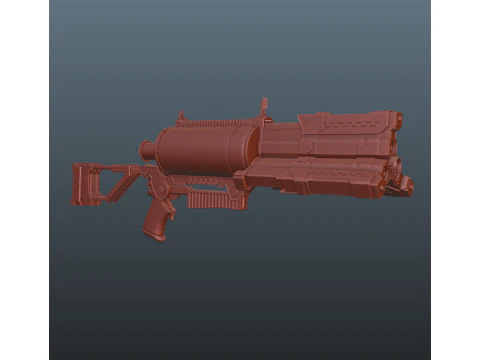 Dead Space Pose 2 3D Print Model