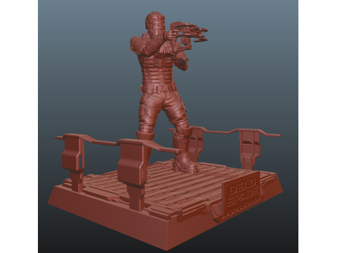 Dead Space Pose 3 3Dプリントモデル