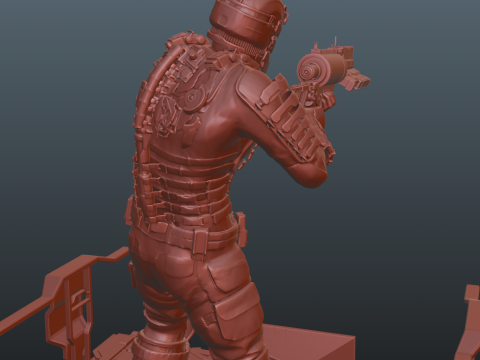 Dead Space Pose 4 3D 프린트 모델
