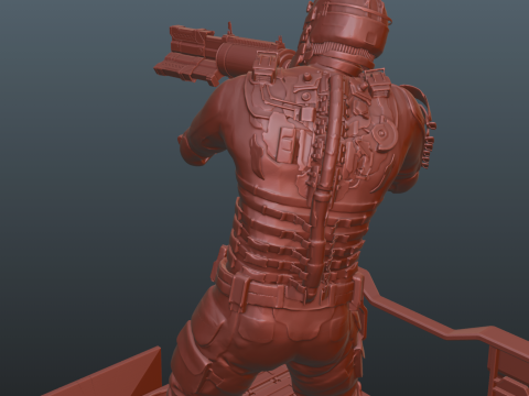 Dead Space Pose 4 3D 프린트 모델