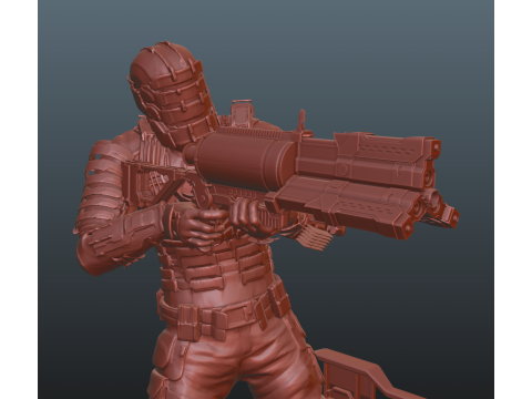 Dead Space Pose 4 3D 프린트 모델