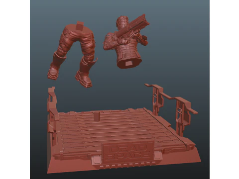 Dead Space 4 Poses bundle 3D Print Model