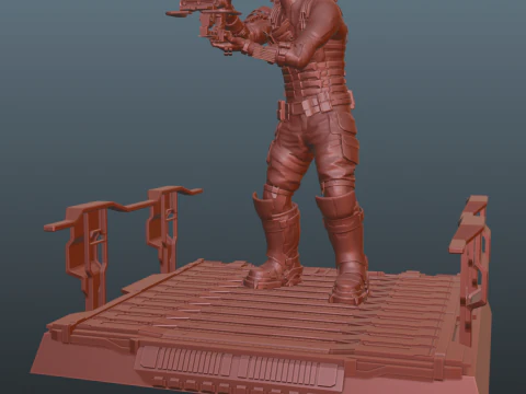Dead Space 4 Poses bundle 3D Print Model