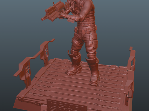 Dead Space 4 Poses bundle 3D Принт Модель