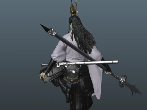 Erlang - 黒神話悟空のポーズ 2 3Dプリントモデル