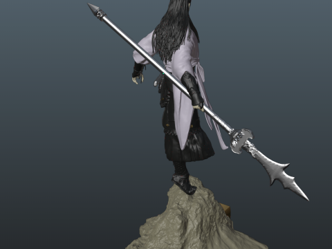 Erlang - Black Myth Wukong Pose 2 3Dプリントモデル
