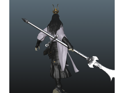 Erlang - Black Myth Wukong Pose 2 3Dプリントモデル
