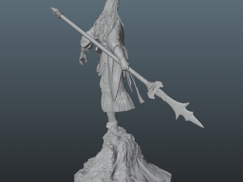 Erlang - Black Myth Wukong Pose 2 3Dプリントモデル