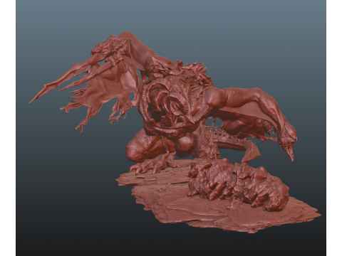 Bayle vs Igon STL Elden Ring 3Dプリントモデル
