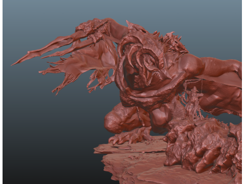 Bayle vs Igon STL Elden Ring 3Dプリントモデル