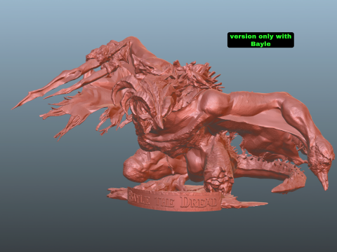 Bayle vs Igon STL Elden Ring 3Dプリントモデル