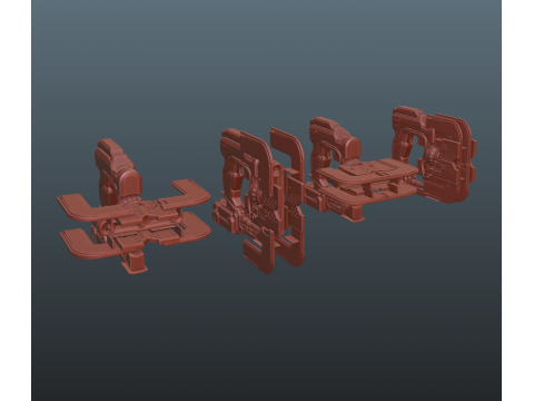 Dead Space Weapons pack 3D Baskı Modeli
