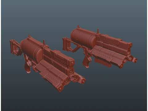 Dead Space Weapons pack 3D Baskı Modeli