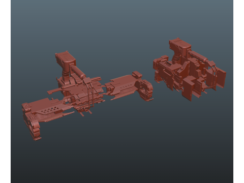 Dead Space Weapons pack 3D Baskı Modeli