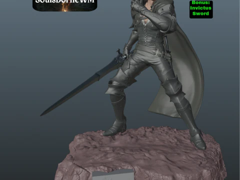 Clive Rosfield Final Fantezi 16 3D Baskı Modeli