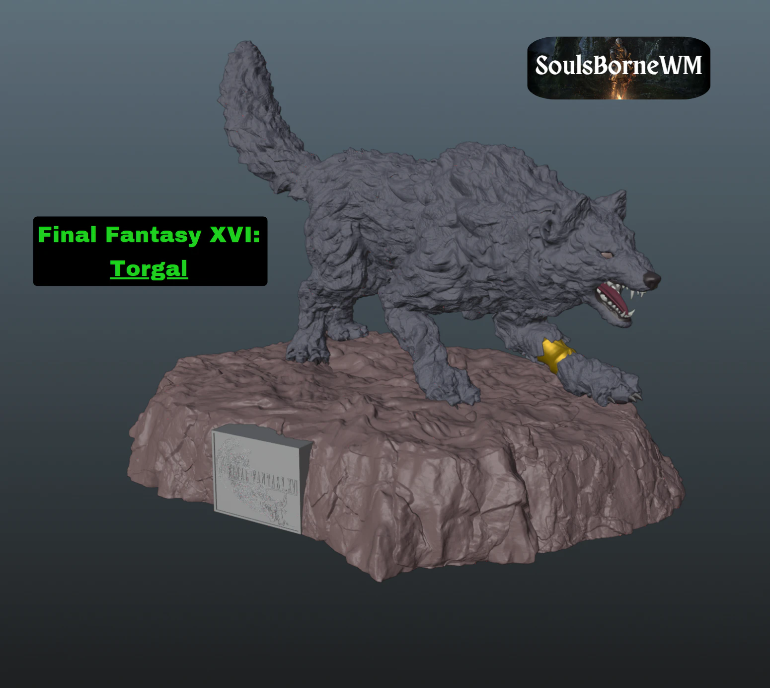 ファイナルファンタジー16 トルガル 3Dプリントモデル .c4d .max .obj .3ds .fbx .stl .blend
