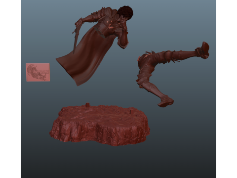 Final Fantasy XVI Clive and Torgal Bundle 3D Print Model
