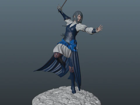 Final Fantasy 16 Jill Warrick 3D Print Model