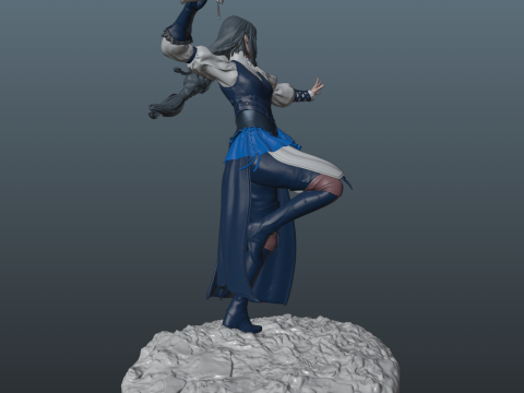 Final Fantasy 16 Jill Warrick 3D-printmodel
