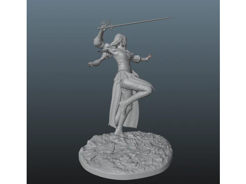 Final Fantasy 16 Jill Warrick 3D Print Model
